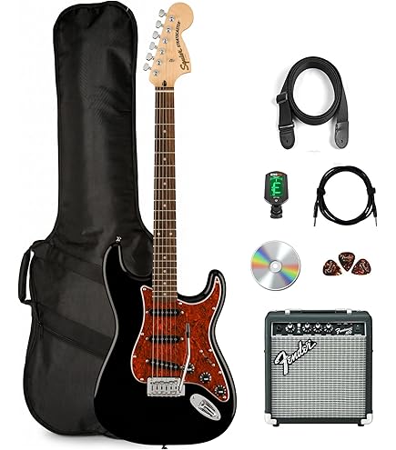 Amazon.com: Fender Squier Sonic Stratocaster - Arctic White Bundle